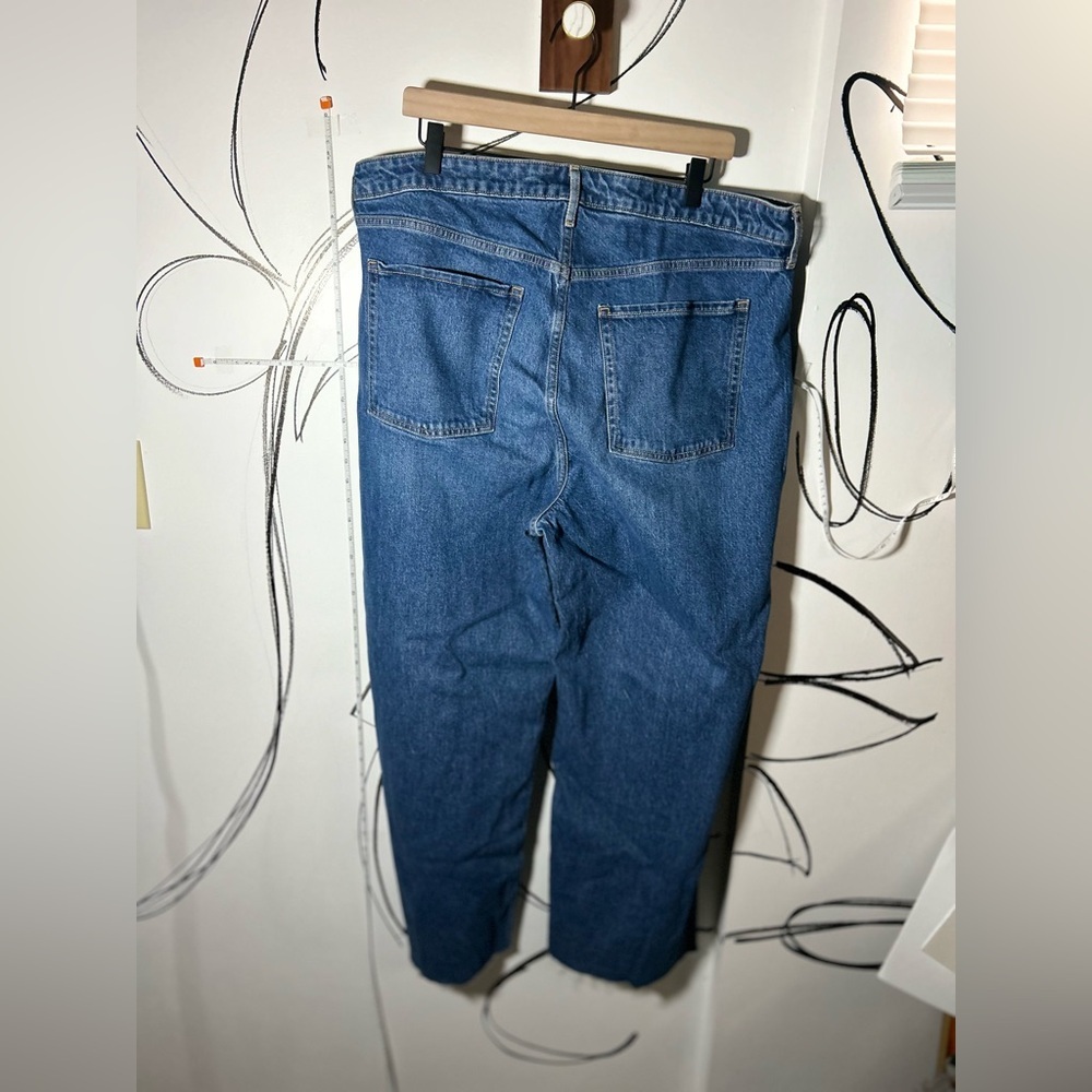 NEW Old Navy Extra High Rise Sky-Hi Wide Leg Jeans, Slimming Pockets Women’s 18T - Picture 6 of 8